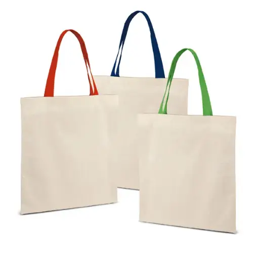 Ecobag Algodão 37x41cm C/ Alça colorida
