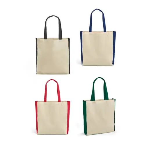 Ecobag Colorida 100% Algodão 140 g 37x41 cm 